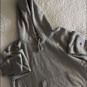 women’s grey champion hoodie
